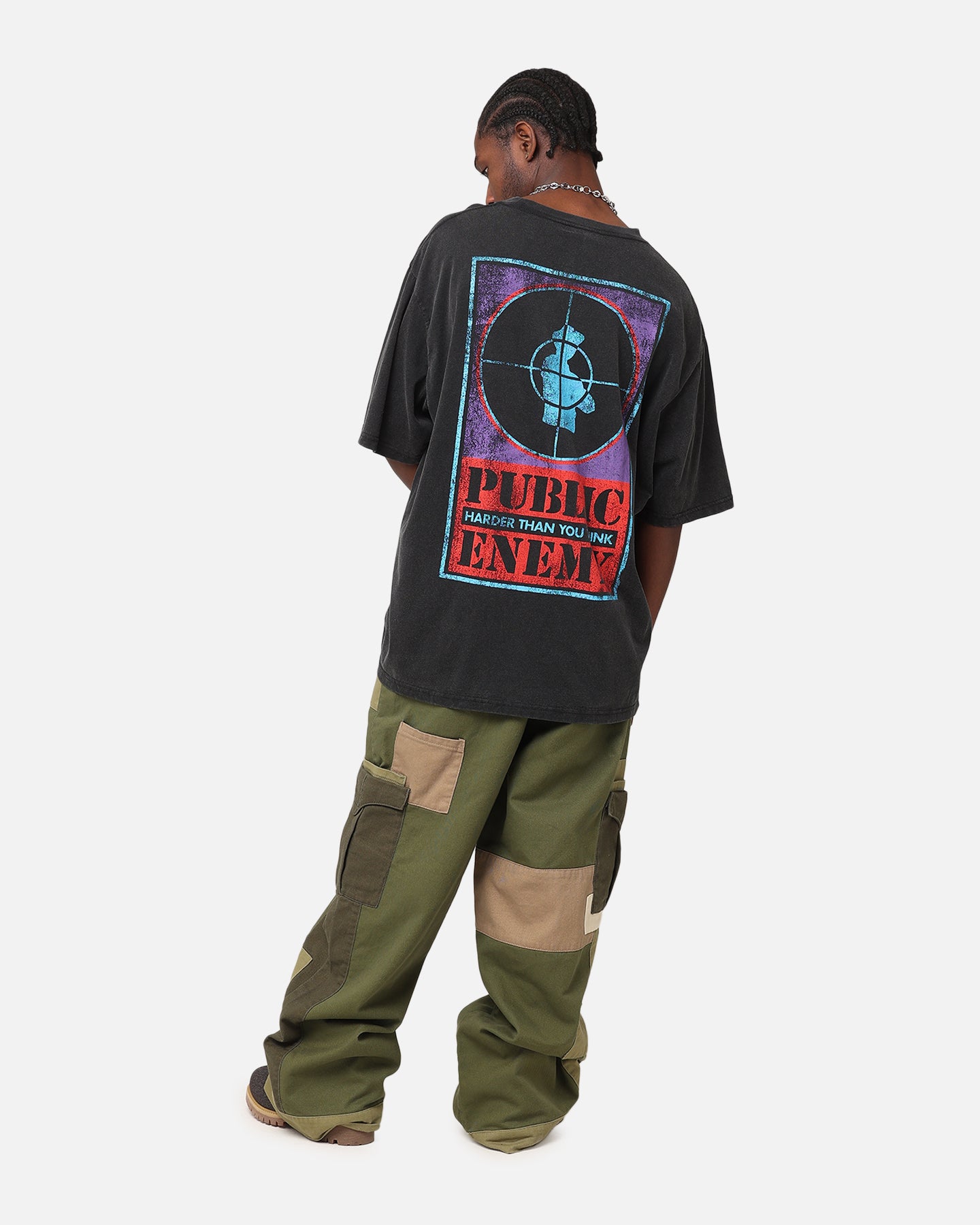 Public Enemy Harder Than T-Shirt Washed Black | Culture Kings US