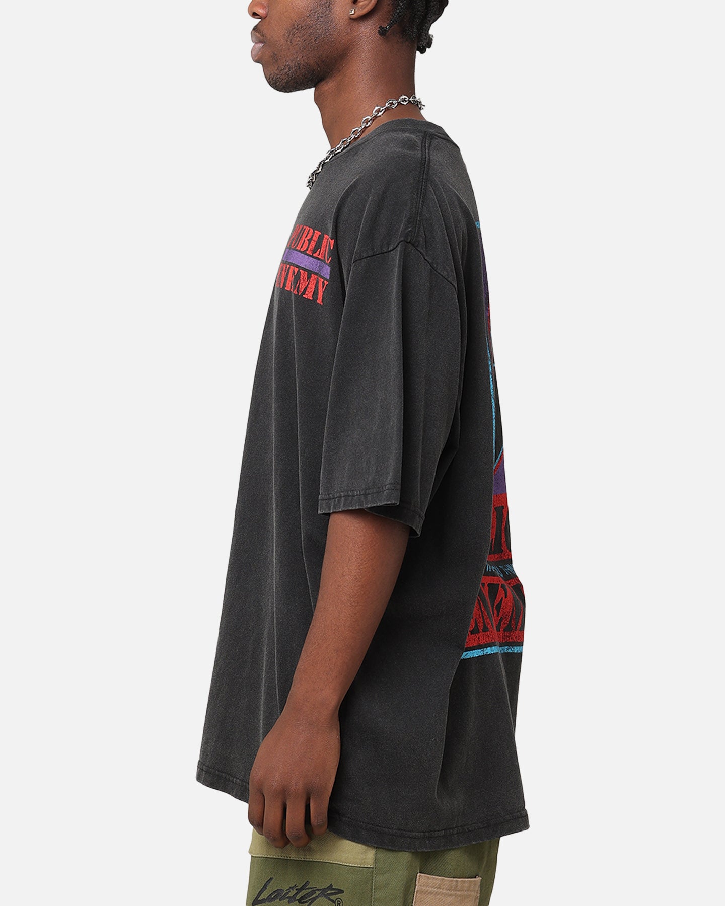 Public Enemy Harder Than T-Shirt Washed Black | Culture Kings US
