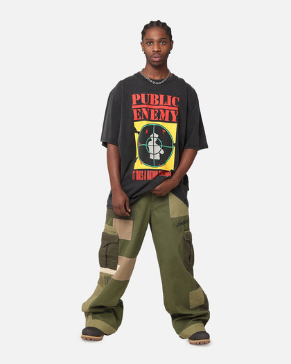 Public Enemy Hold Us Back T-Shirt Washed Black