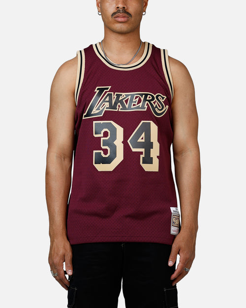 Mitchell & Ness Los Angeles Lakers Shaquille O'Neal 1996 Swingman Jersey Burgundy