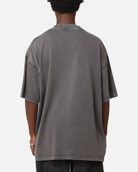 Carre Out Motion T-Shirt Washed Charcoal
