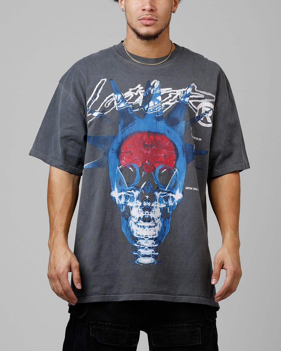 Loiter Brain Rot Vintage T-Shirt Charcoal | Culture Kings US Loiter Brain Rot Vintage T-Shirt Charcoal | Culture Kings US