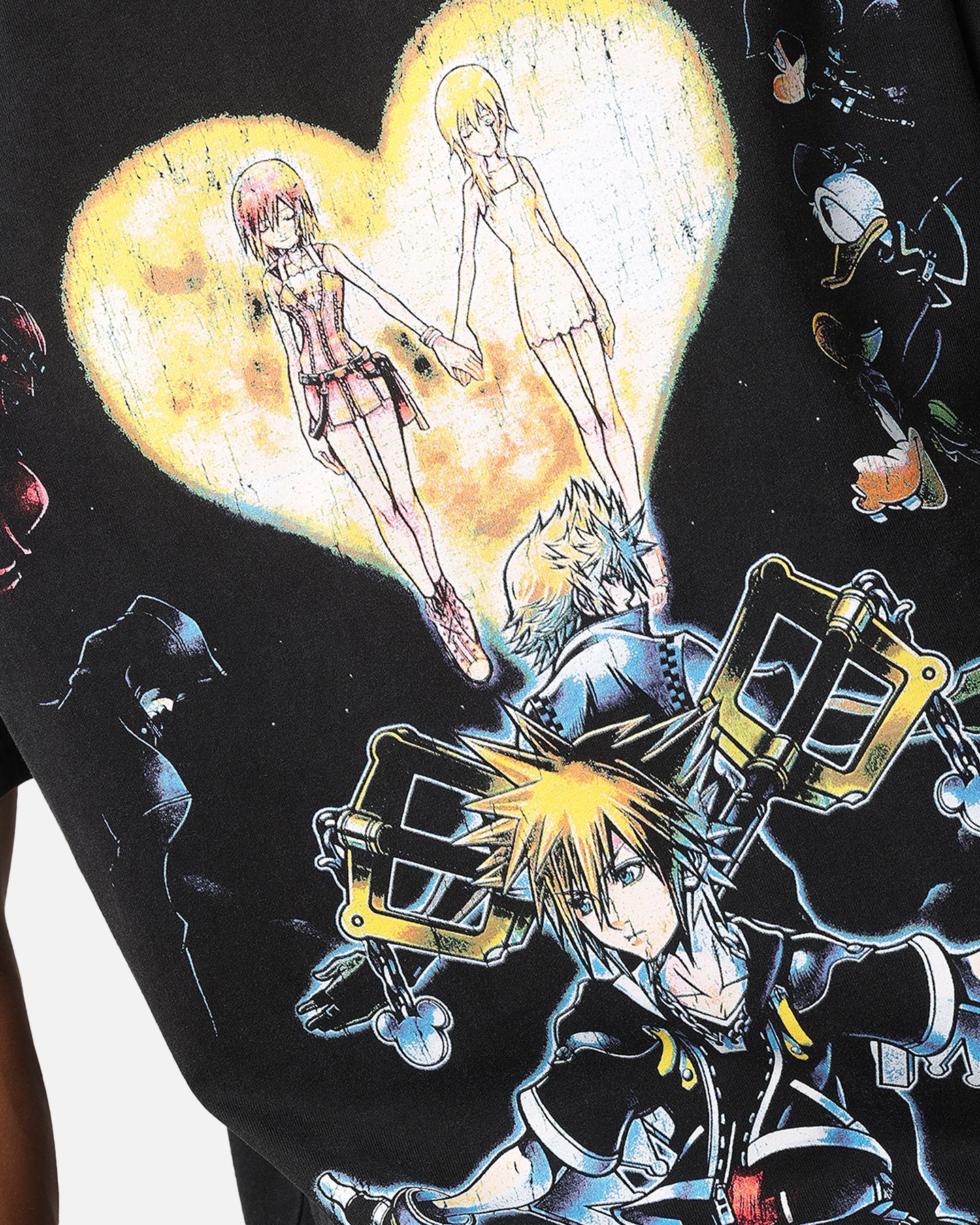 Goat Crew X Kingdom Hearts Heavy T-Shirt Vintage Black | Culture