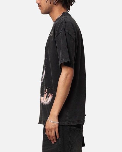 Goat Crew X House Of The Dragons Blood Vintage T-Shirt Black Acidwash