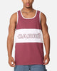Carre Boost Panel Singlet Maroon