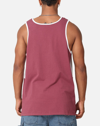 Carre Boost Panel Singlet Maroon