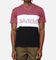 Carre Boost Panel T-Shirt Maroon/White/Black