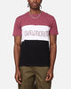 Carre Boost Panel T-Shirt Maroon/White/Black