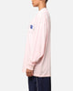 Carre Floral Pocket Oversized Long Sleeve T-Shirt Pink
