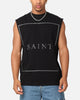 Saint Morta Division Oversized Muscle T-Shirt Black/Black