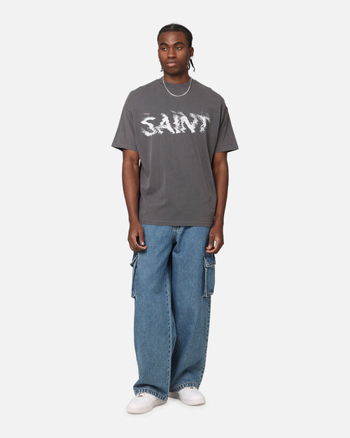 Saint Morta System Overload Boxy T-Shirt Charcoal