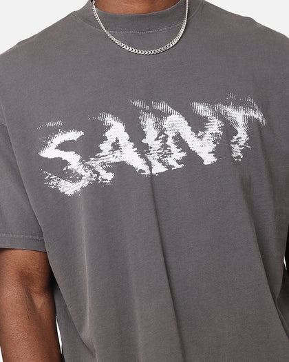Saint Morta System Overload Boxy T-Shirt Charcoal