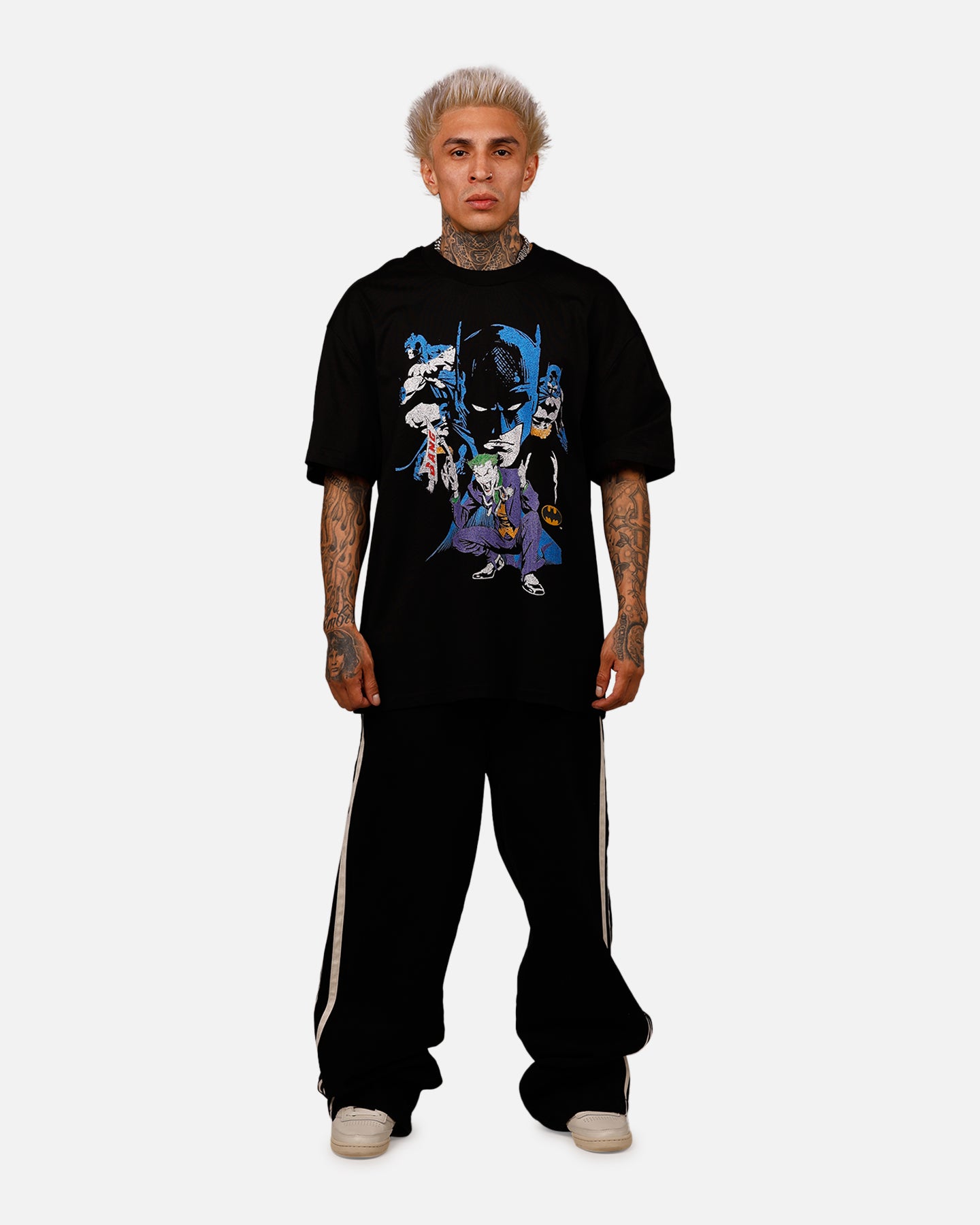 Freeze Max DC Batman Half Joker Batman 'Troublemakers' T-Shirt