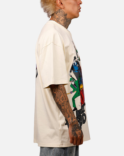 Freeze Max DC Batman We Are Not Afraid 'Troublemakers' T-Shirt Eggshell