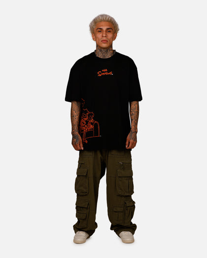 Freeze Max The Simpsons 'The Simpson Treehouse Of Horror' Skeleton T-Shirt Black