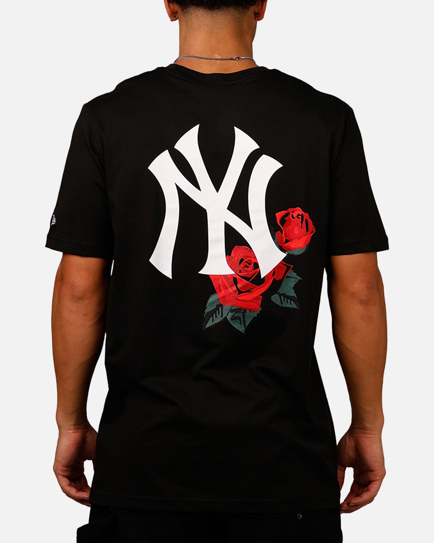 New Era New York Yankees Rose T-Shirt Black/Red | Culture Kings US