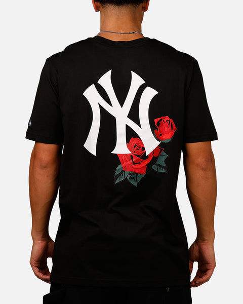 New Era New York Yankees Rose T-Shirt Black/Red | Culture
