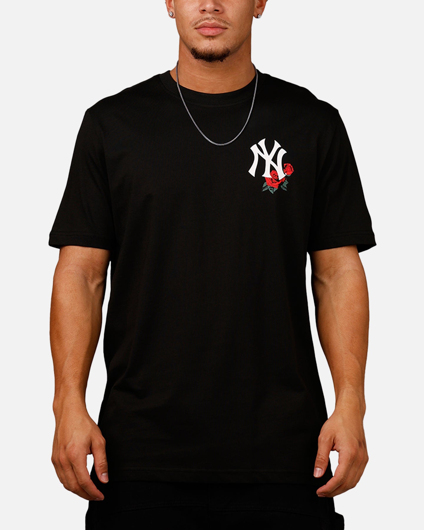 New Era New York Yankees Rose T-Shirt Black/Red | Culture Kings US