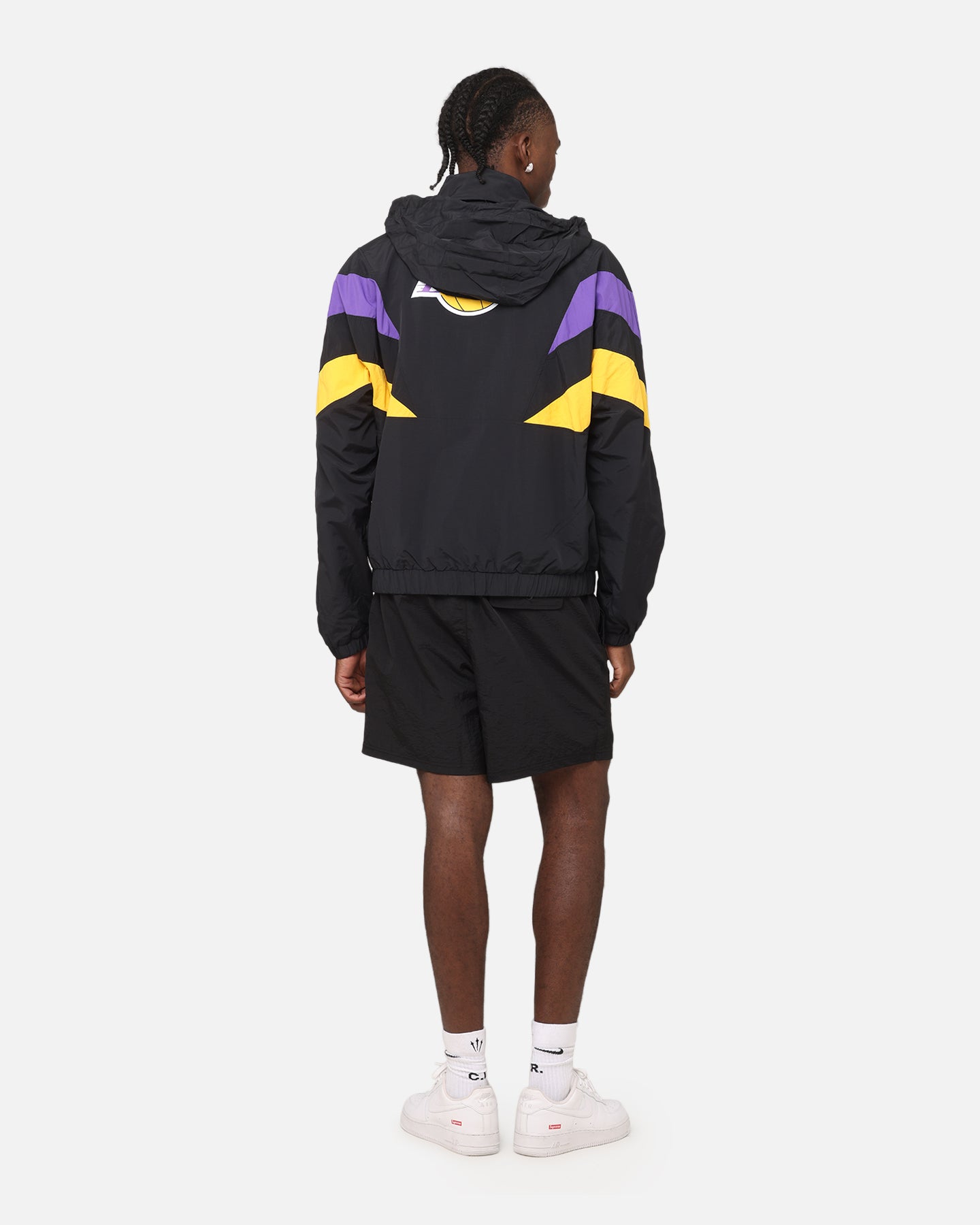 Mitchell & Ness Los Angeles Lakers Spray Jacket Black/Purple