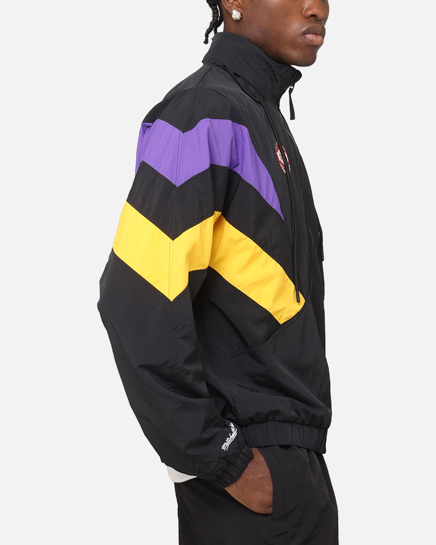 Mitchell & Ness Los Angeles Lakers Spray Jacket Black/Purple