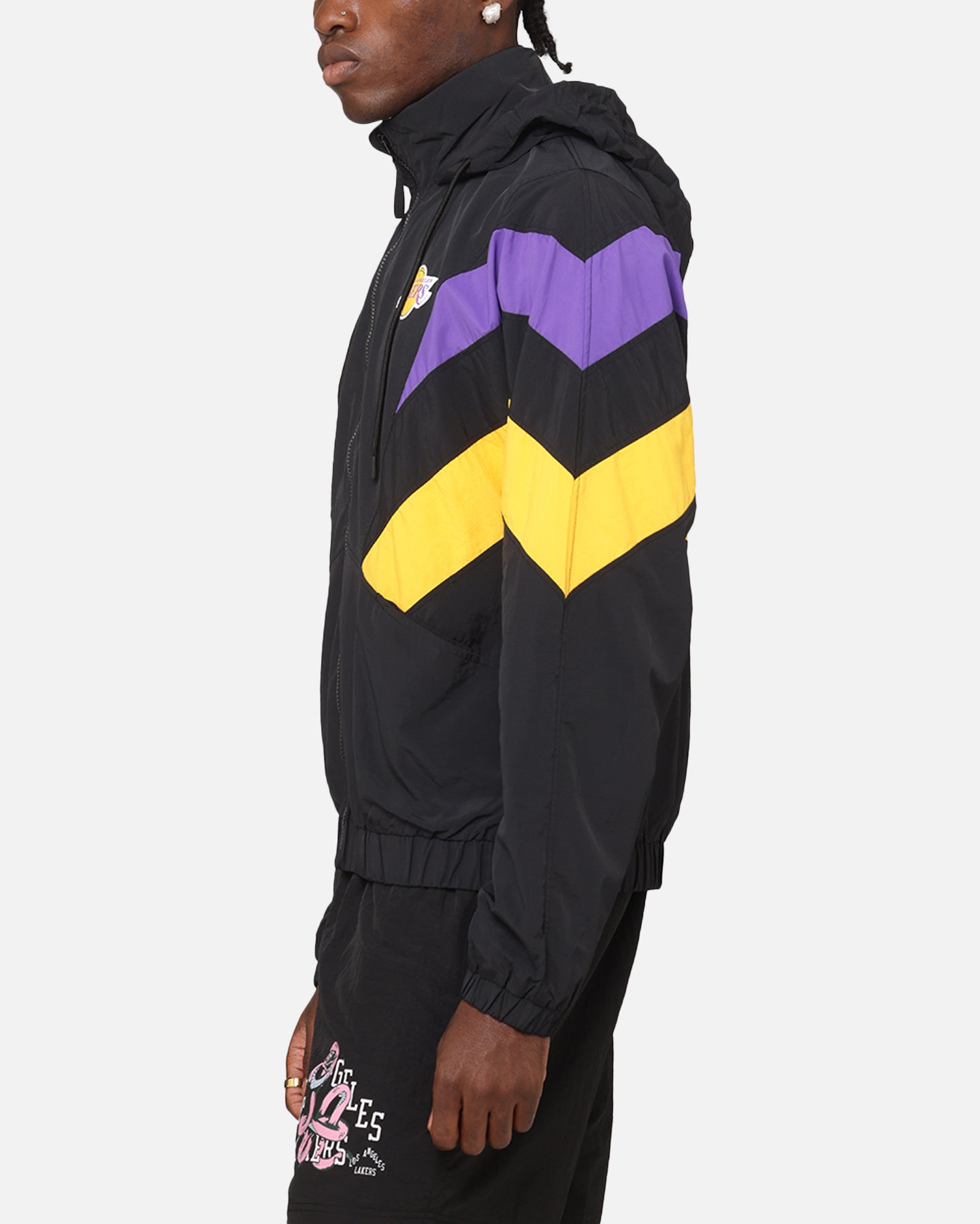 Mitchell & Ness Los Angeles Lakers Spray Jacket Black/Purple