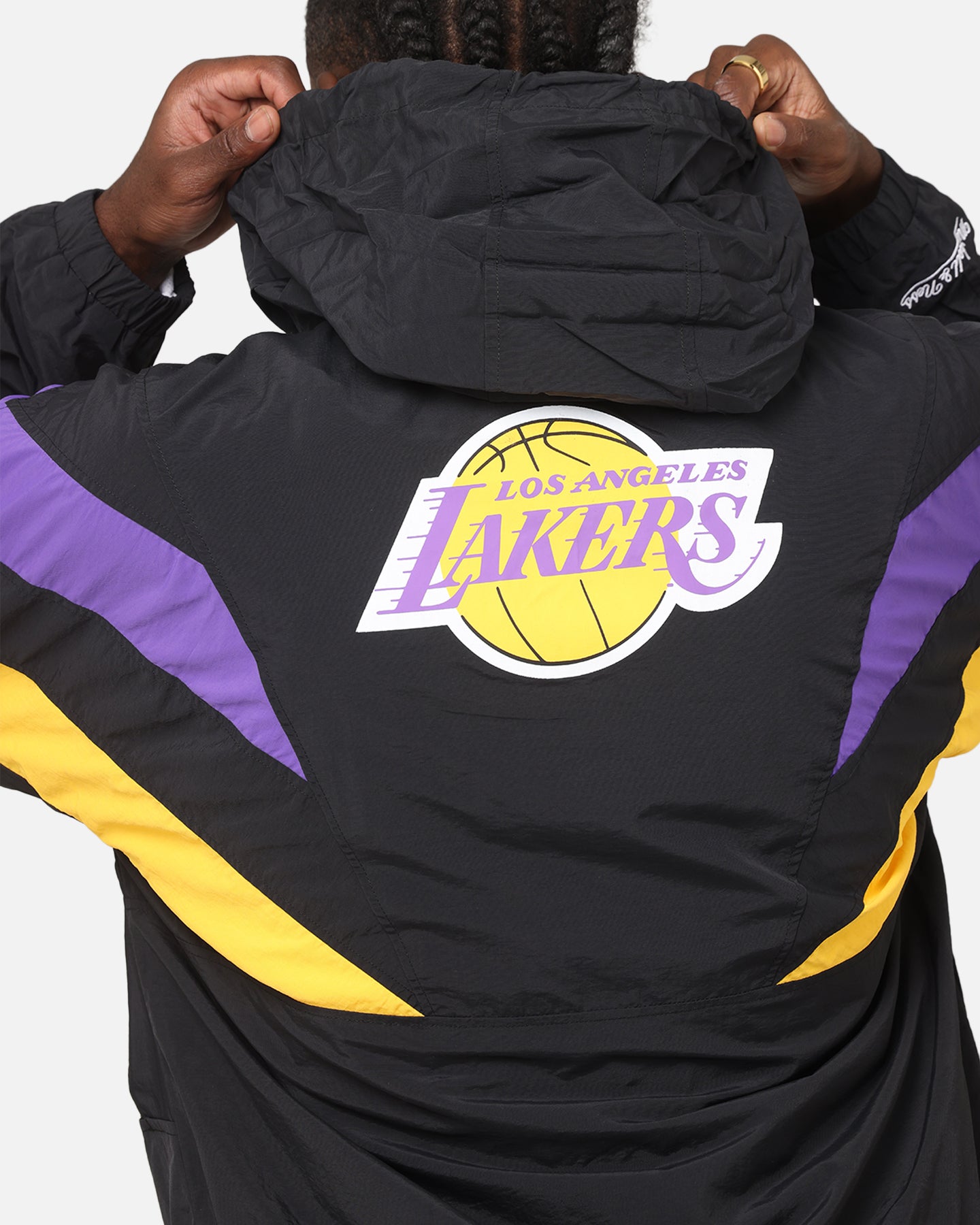 Mitchell & Ness Los Angeles Lakers Spray Jacket Black/Purple