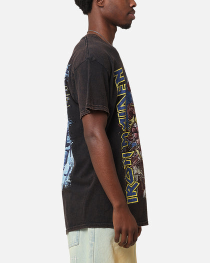 Iron Maiden Back In Time Vintage T-Shirt Black Vintage