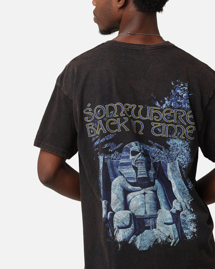 Iron Maiden Back In Time Vintage T-Shirt Black Vintage