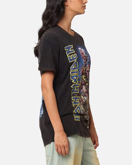 Iron Maiden Back In Time Vintage T-Shirt Black Vintage