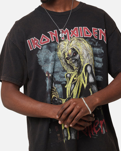 Iron Maiden Killers Green T-Shirt Black Vintage
