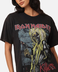 Iron Maiden Killers Green T-Shirt Black Vintage