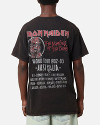 Iron Maiden Unleash Tour Vintage T-Shirt Black Vintage