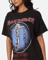 Iron Maiden Unleash Tour Vintage T-Shirt Black Vintage