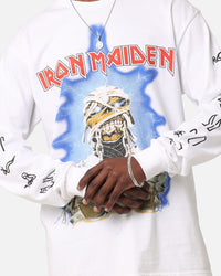 Iron Maiden World Slavery Tour Long Sleeve T-Shirt White
