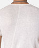 MNML Sheer Knit Bias Cut T-Shirt Grey