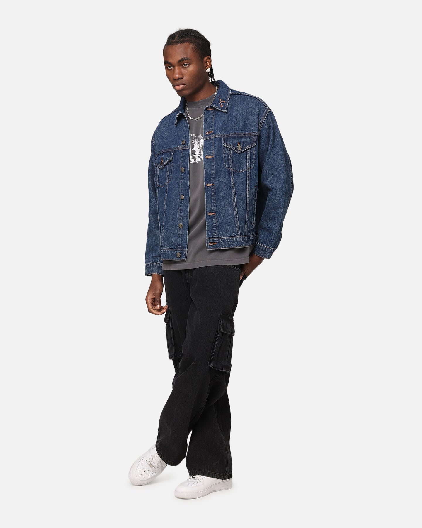 Saint Morta Rodeo Denim Jacket Dark Indigo | Culture Kings US