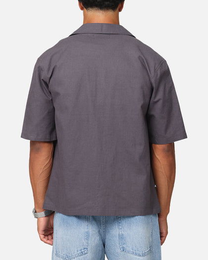 Saint Morta Gardenia Button Up Shirt Black Shadow