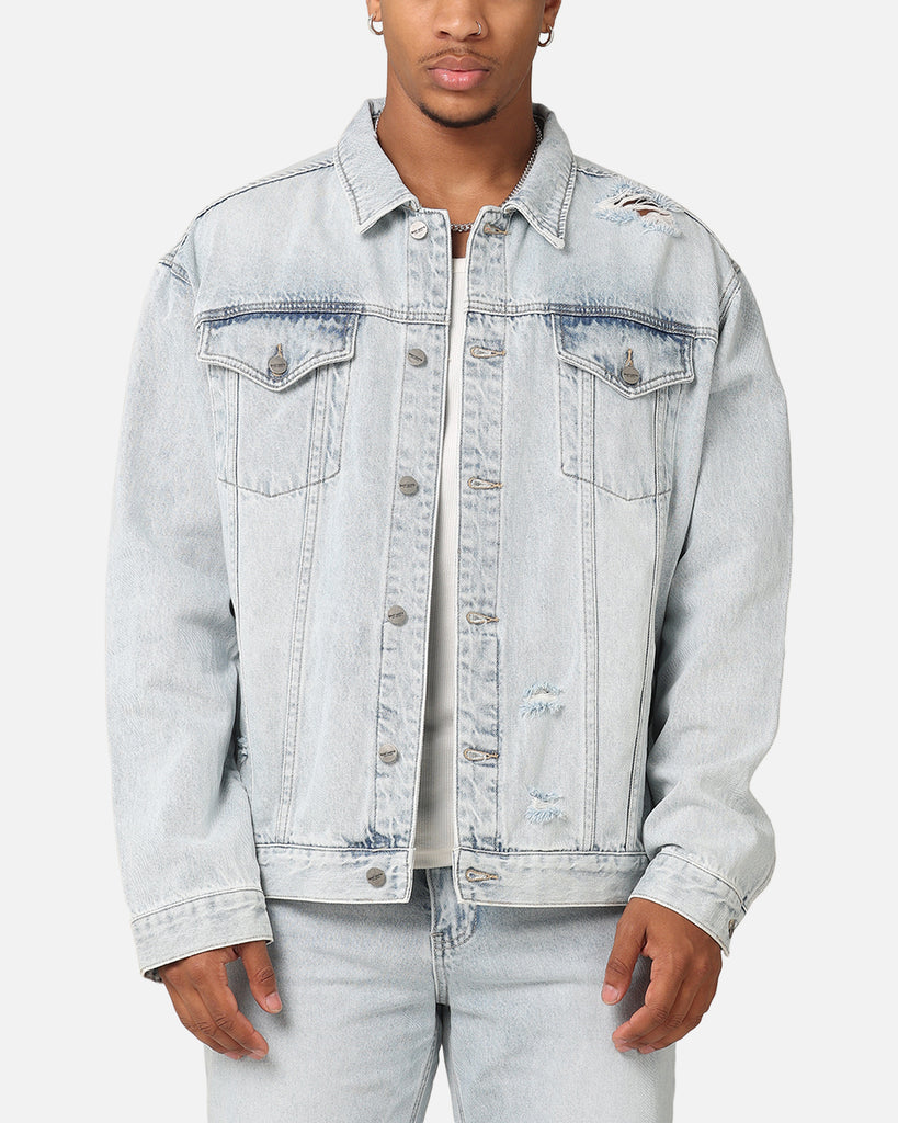Saint Morta Denim Trucker Jacket Light Blue Denim | Culture