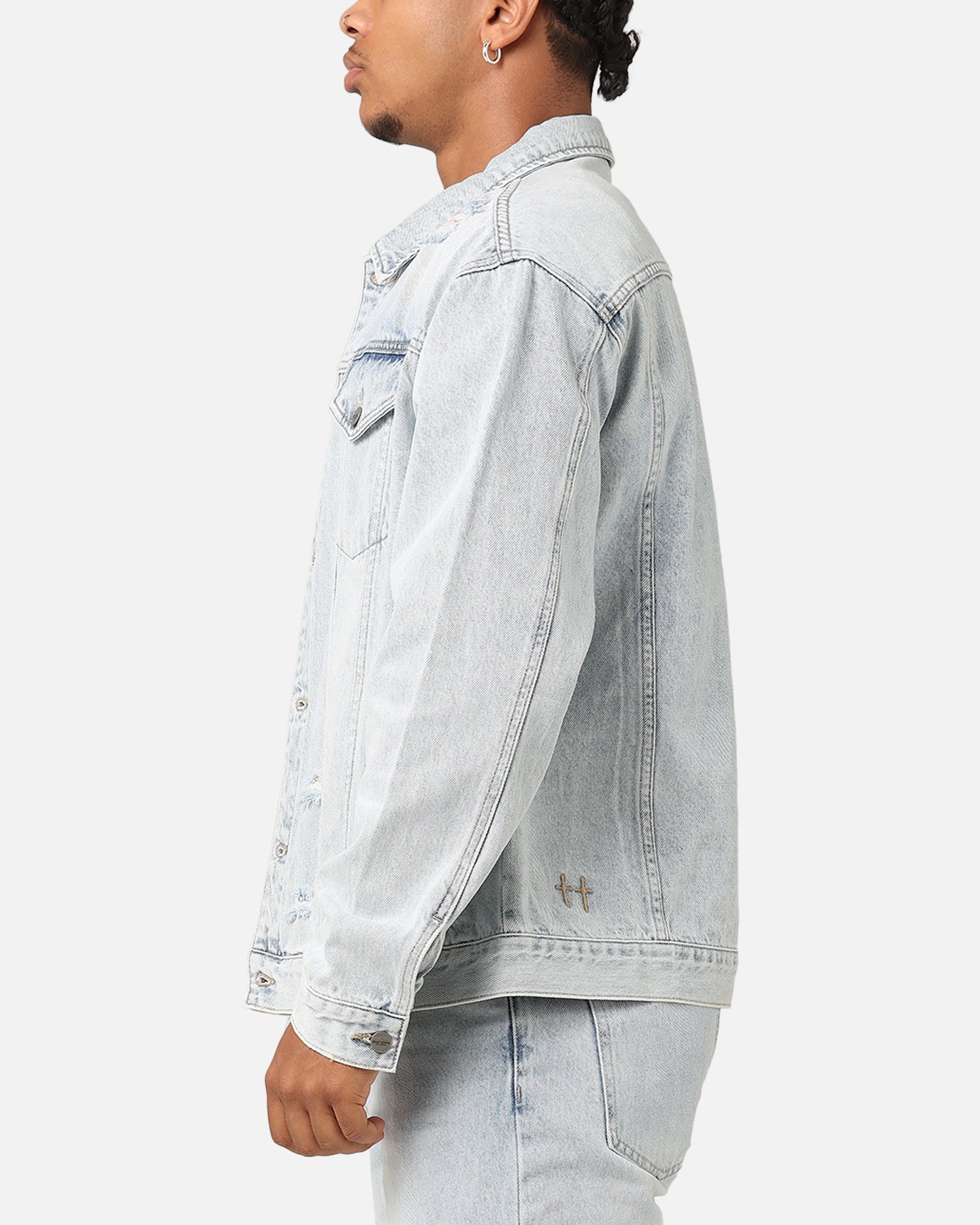 Saint Morta Denim Trucker Jacket Light Blue Denim | Culture Kings US