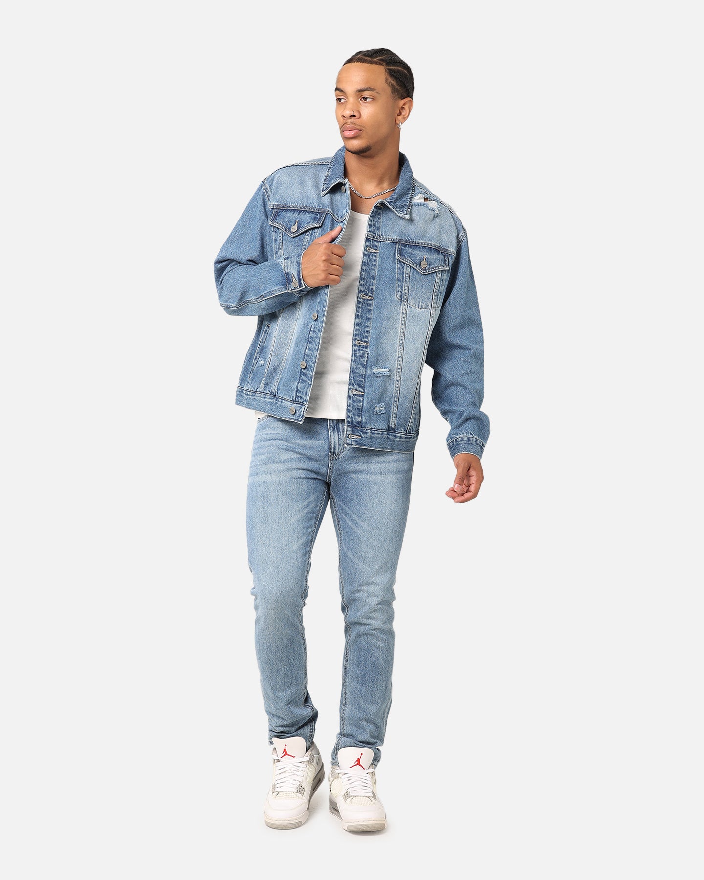 DENIM BY VANQUISH&FRAGMENT リバーシブルスカジャン M RAGEBLUE（レイジブルー） スカジャン Reversible Souvenir Jacket