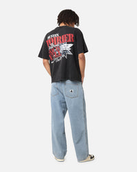 UFC By Culture Kings Dustin Poirier Paid In Full Vintage T-Shirt Black Acidwash