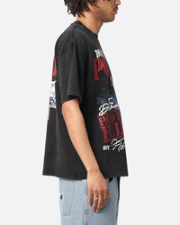 UFC By Culture Kings Dustin Poirier Paid In Full Vintage T-Shirt Black Acidwash