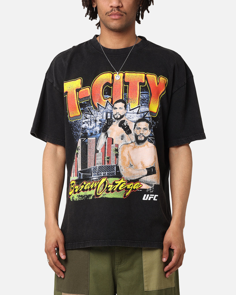 UFC By Culture Kings Brian Ortega T-City Vintage T-Shirt Black