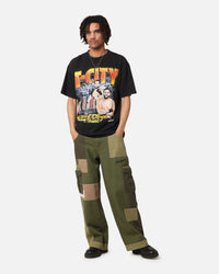 UFC By Culture Kings Brian Ortega T-City Vintage T-Shirt Black Acidwash