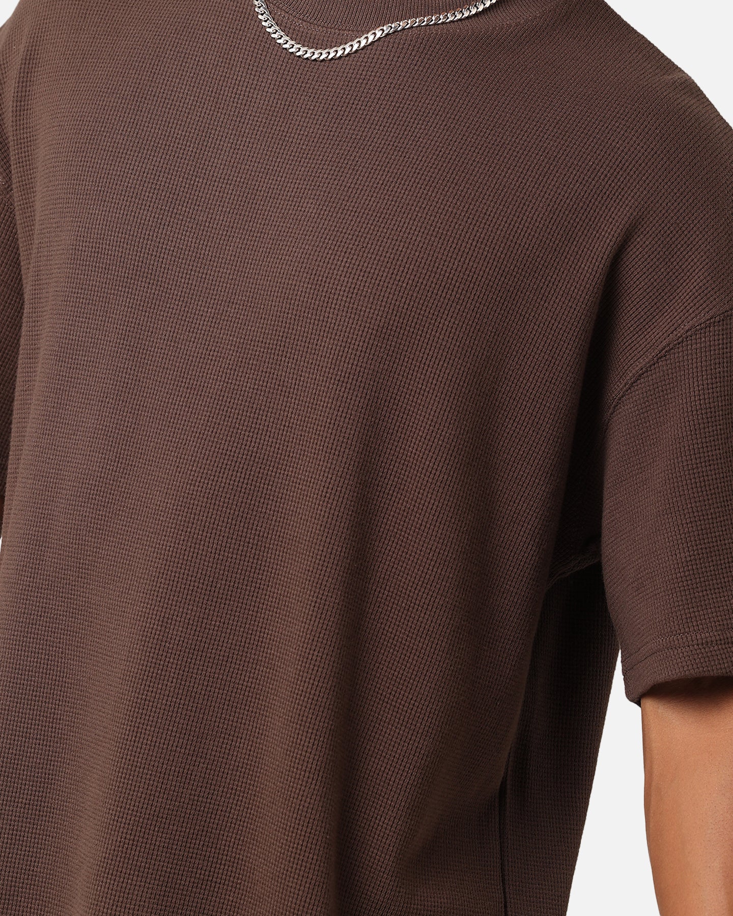 Saint Morta Waffle T-Shirt Chocolate Brown | Culture Kings US