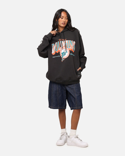 Mitchell & Ness Miami Dolphins Arch Hoodie Faded Black