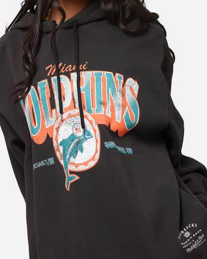 Mitchell & Ness Miami Dolphins Arch Hoodie Faded Black