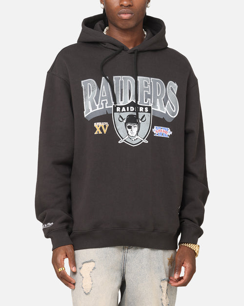 Mitchell & Ness Las Vegas Raiders Arch Hoodie Faded Black