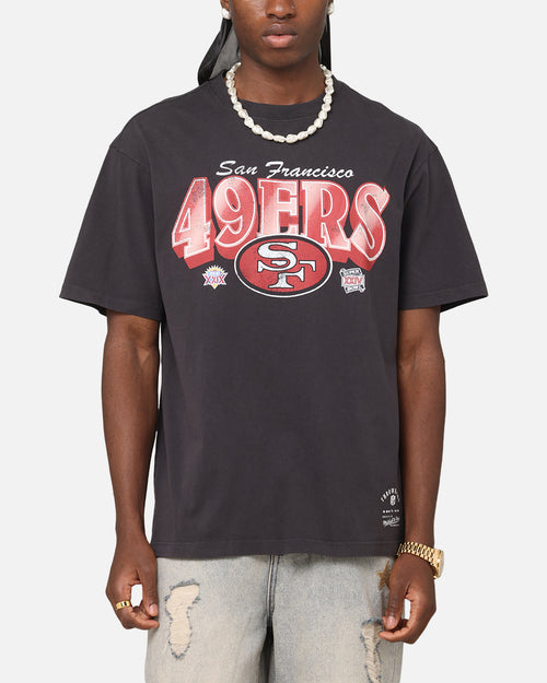 Mitchell & Ness San Francisco 49ers Arch T-Shirt Faded Black