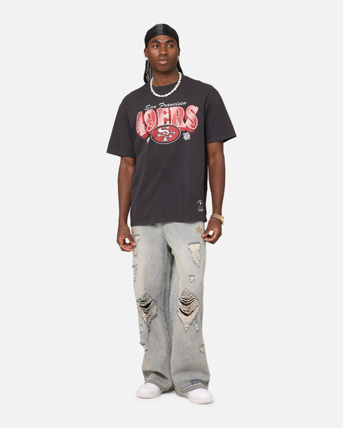 Mitchell & Ness San Francisco 49ers Arch T-Shirt Faded Black